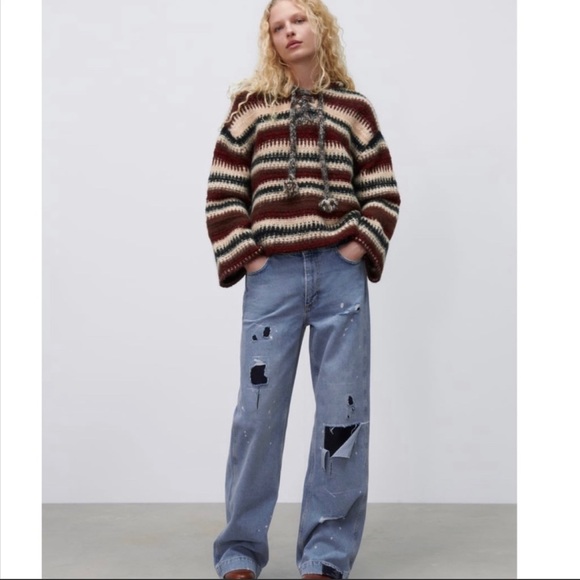 NWT ZARA WOOL ALPACA SWEATER LIMITED EDITION SIZE M 0021/126/104 - Picture 3 of 13